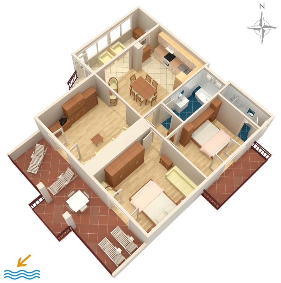 Apartments By The Sea Podgora, Makarska - 2615 ภายนอก รูปภาพ
