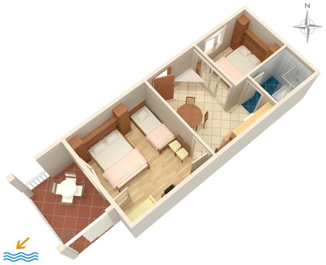Apartments By The Sea Podgora, Makarska - 2615 ภายนอก รูปภาพ